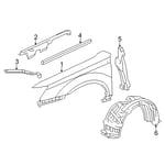 Front Right Fender Liner