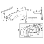 Front Left Fender Liner