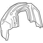 Rear Left Fender Liner