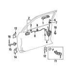 Right Front Exterior Door Handle