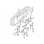 Left Front Exterior Door Handle