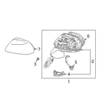 Left Side Mirror Cover