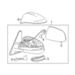 Left Side Mirror Cover