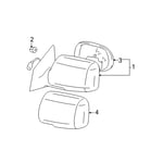 Left Side Mirror Cover