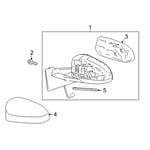 Left Side Mirror Cover